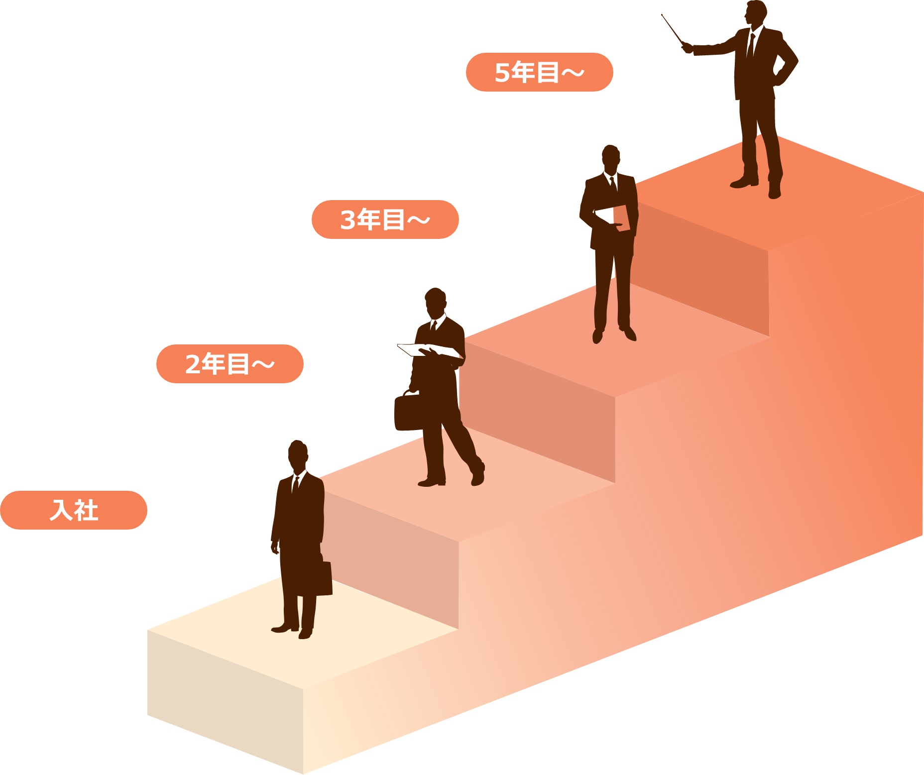 花沢事務所でのキャリアステップ